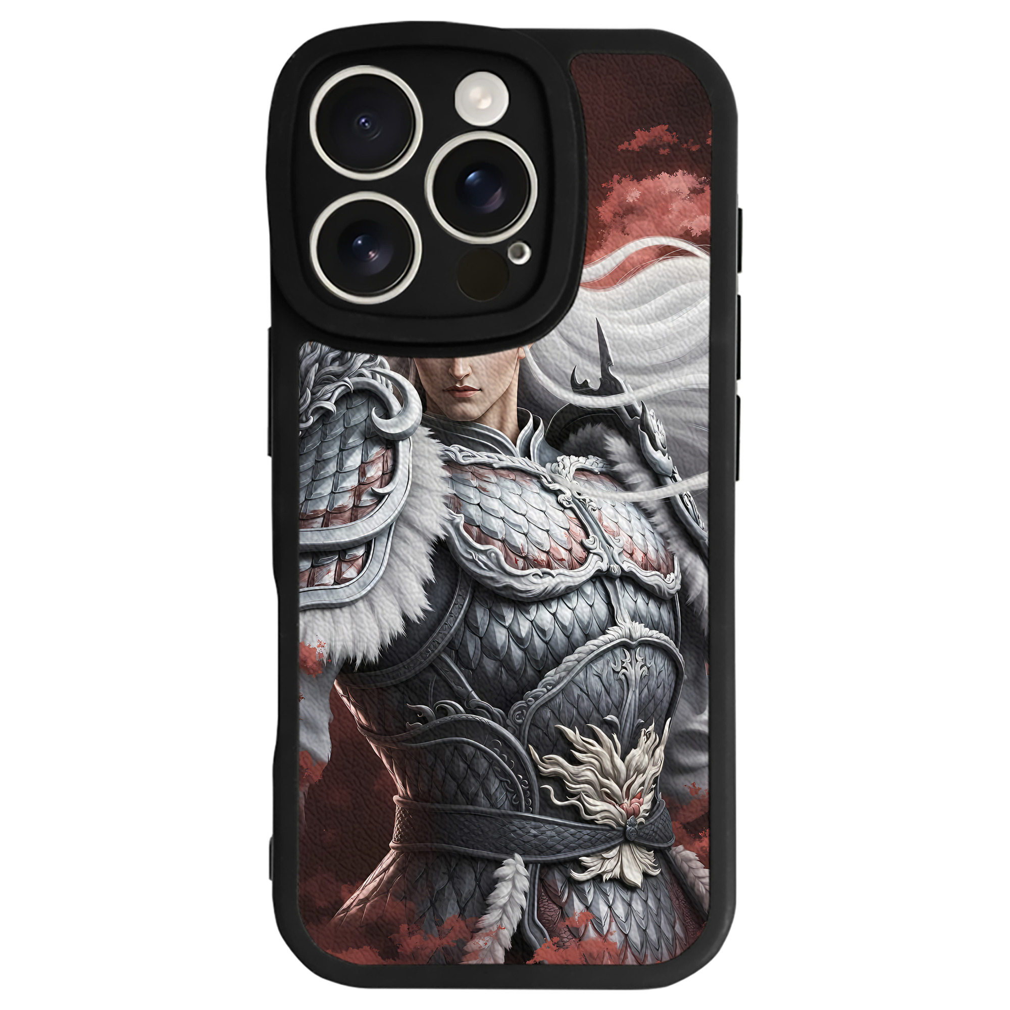 （画像用） Ne Zha 2 ナタ 魔童の大暴れ 【iPhone 16シリーズ対応】シリコンスマホケース（レザー調） 材質：シリコン
